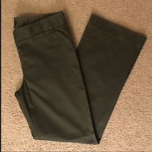 J.Crew Army Green Chino Pants